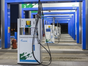 Газпром увеличивает долю автотранспорта работающего на КПГ топливе