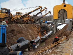 Строительство масштабного проекта газопровод отвод ГРС Брейтово в Ярославской области. Подрядчик строительства - АО «Сварочно-монтажный трест»