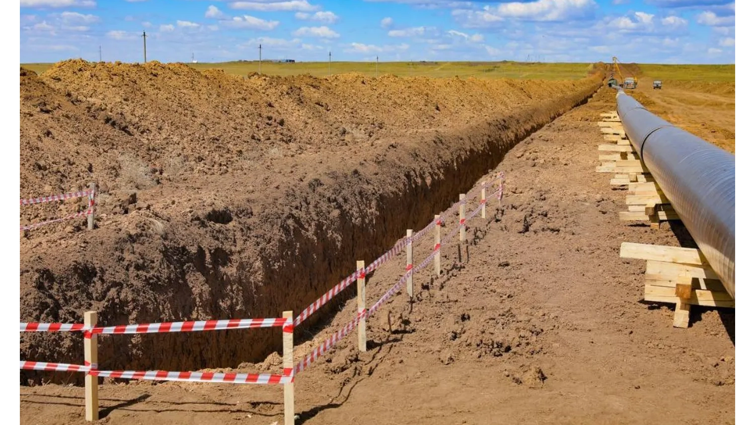Строительство магистрального газопровода. В Казахстане построят газопровод "Алматы - Байсерке - Талгар".
