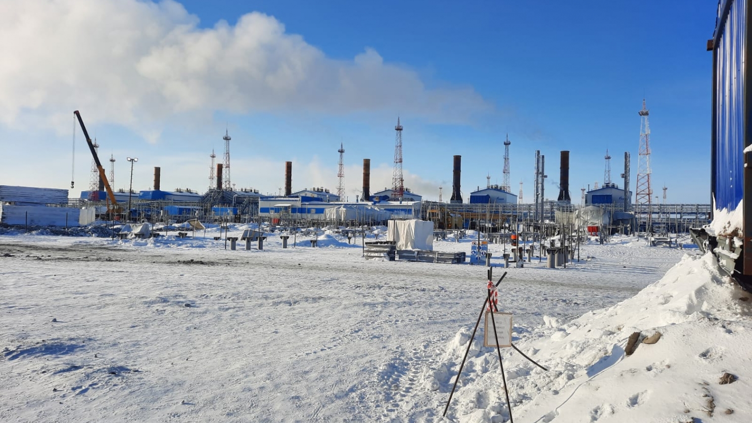 Газпром объекты строительства. Реконструкция энергомодулей на Ямбургском месторождении