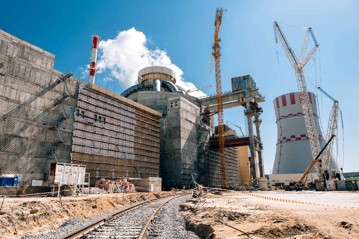 Строительство Новоленской ТЭС
