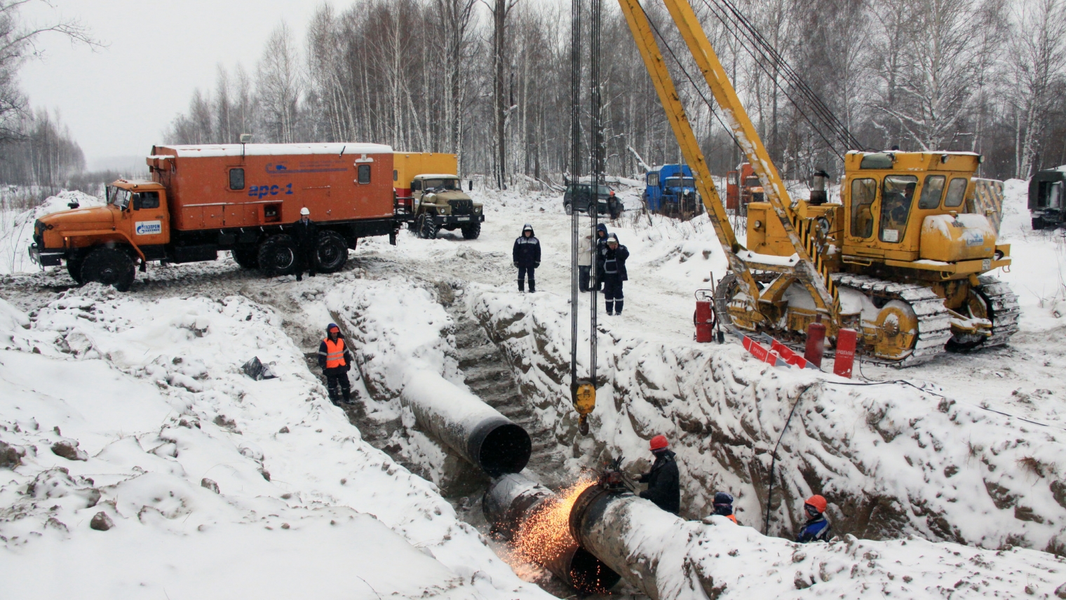 ​Реконструкция магистрального газопровода Кохтла-Ярве — Ленинград