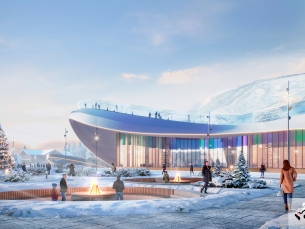 Строительство масштабного горнолыжный курорт «Рай-Из» за полярным кругом