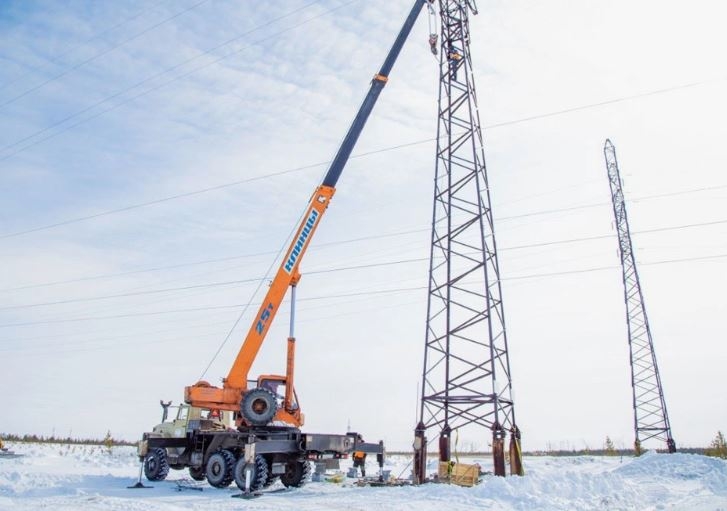 «Газпром Добыча Тамбей» ведет строительство ЛЭП для энергоснабжения мегапроекта на Ямале