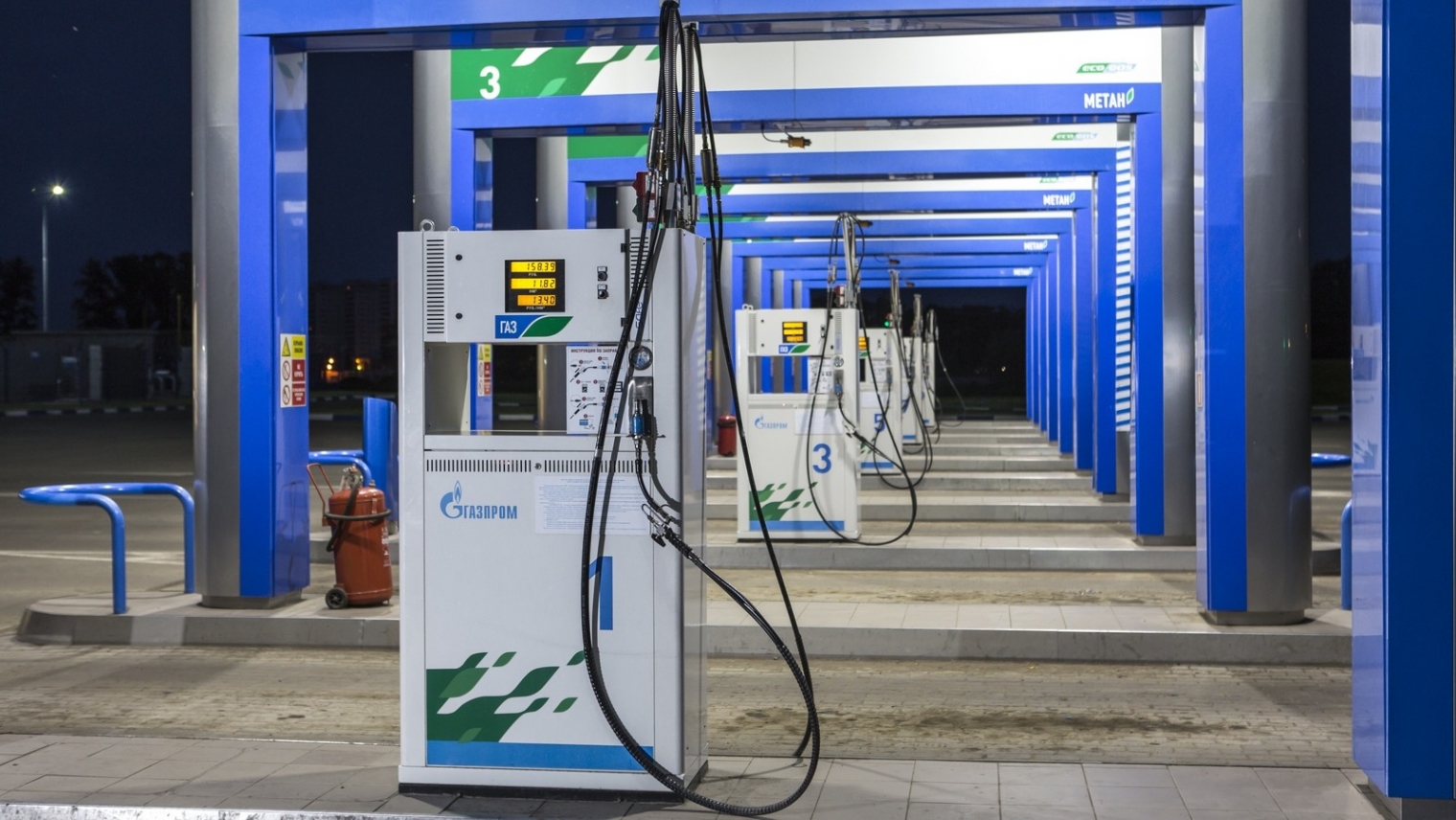 Газпром увеличивает долю автотранспорта работающего на КПГ топливе