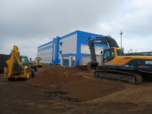 Реконструкция объектов «Газпром». Строительство административно-бытового корпуса