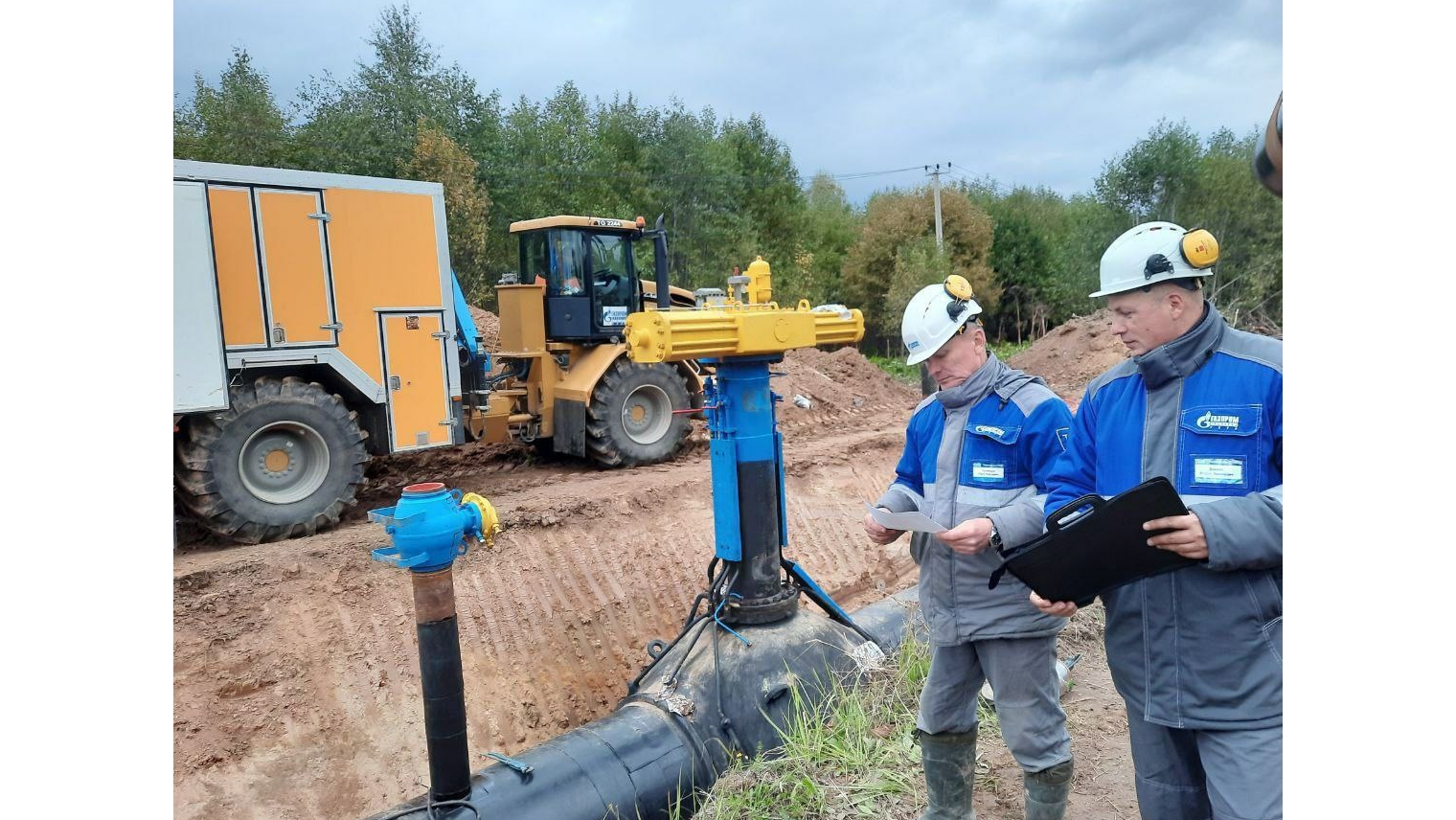 Газопровод строительство объектов. Строительство Сыктывкарского промузла и ГРС г. Инта.