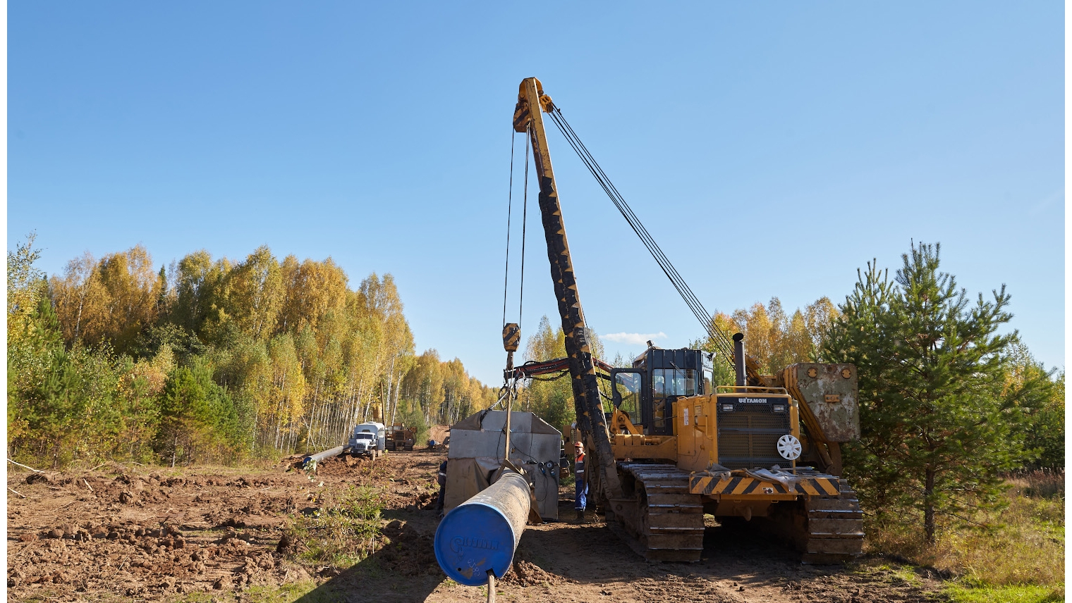 Строительство распределительного газопровода. Газопровод-отвод и ГРС Горбатовка