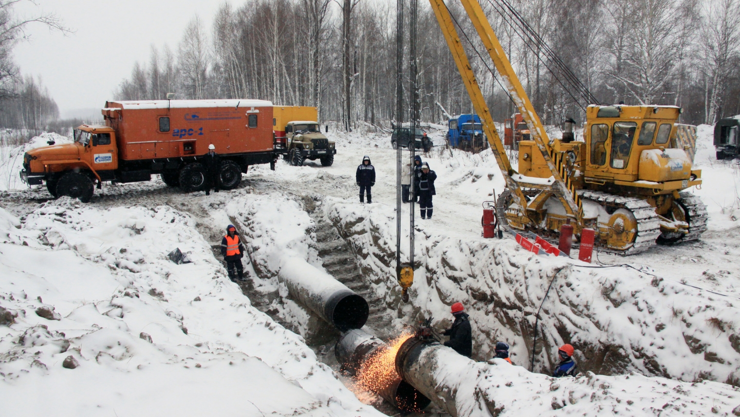 Реконструкция магистрального газопровода Кохтла-Ярве — Ленинград
