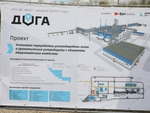 Cтроительство установки по переработке углеводородных газов  в Башкортостане