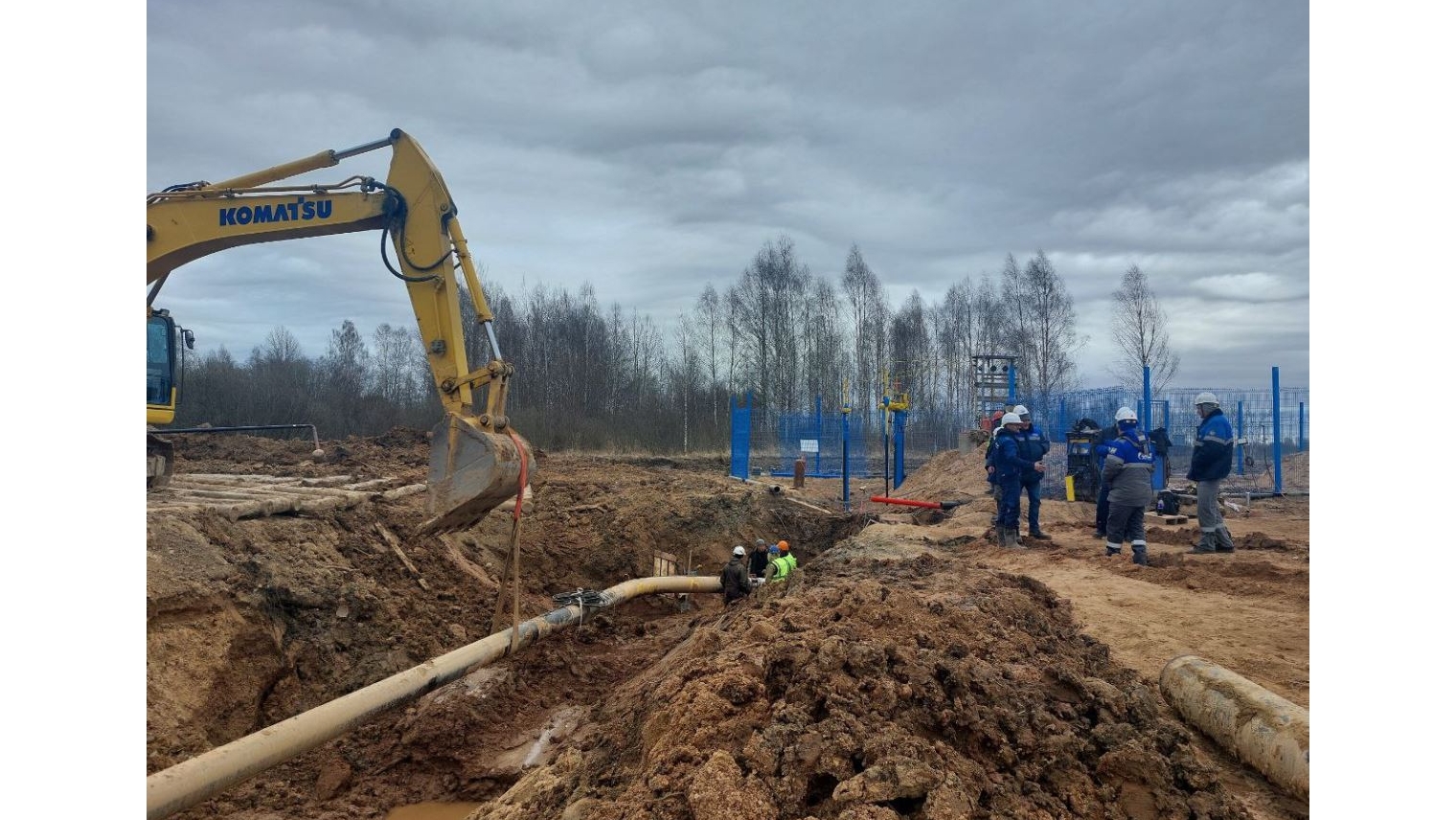 Строительство газопровода-отвода и ГРС Новоржев в Псковской области