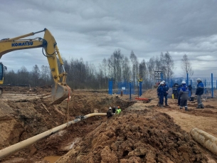 Строительство газопровода-отвода и ГРС Новоржев в Псковской области