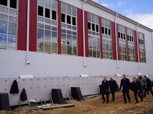 «ГАЗПРОМ» ведет строительство физкультурно-оздоровительного комплекса