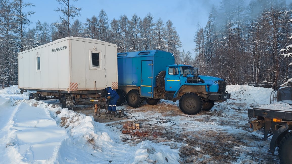 Масштабное строительство газопровода «Накынский поток» в Якутии